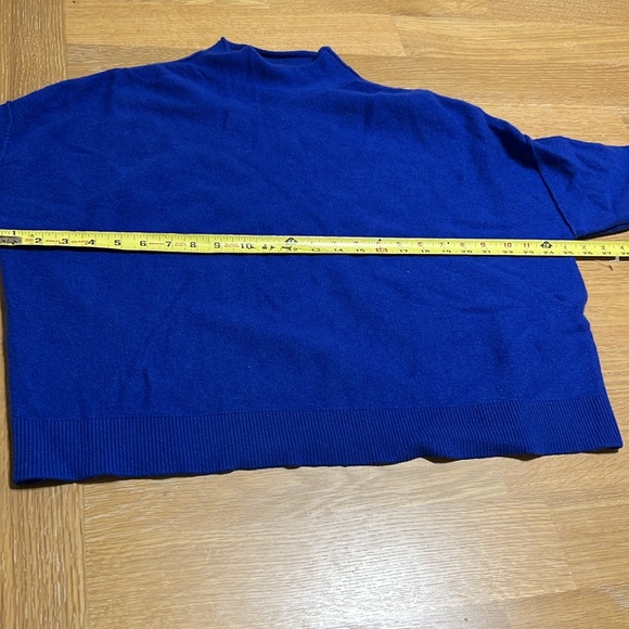 Pilcro anthropologie 100% cashmere royal Blue Sweater women size 1X nwot - Picture 5 of 7